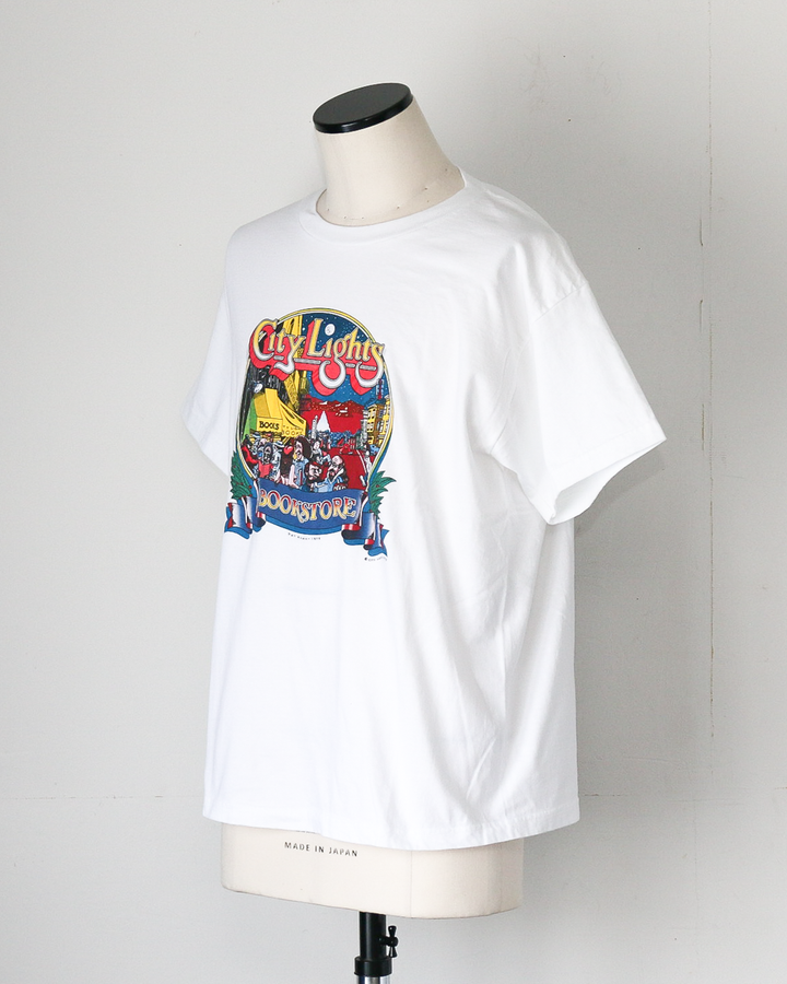 City Lights Bookstore PATRYAN 1975 Tee White