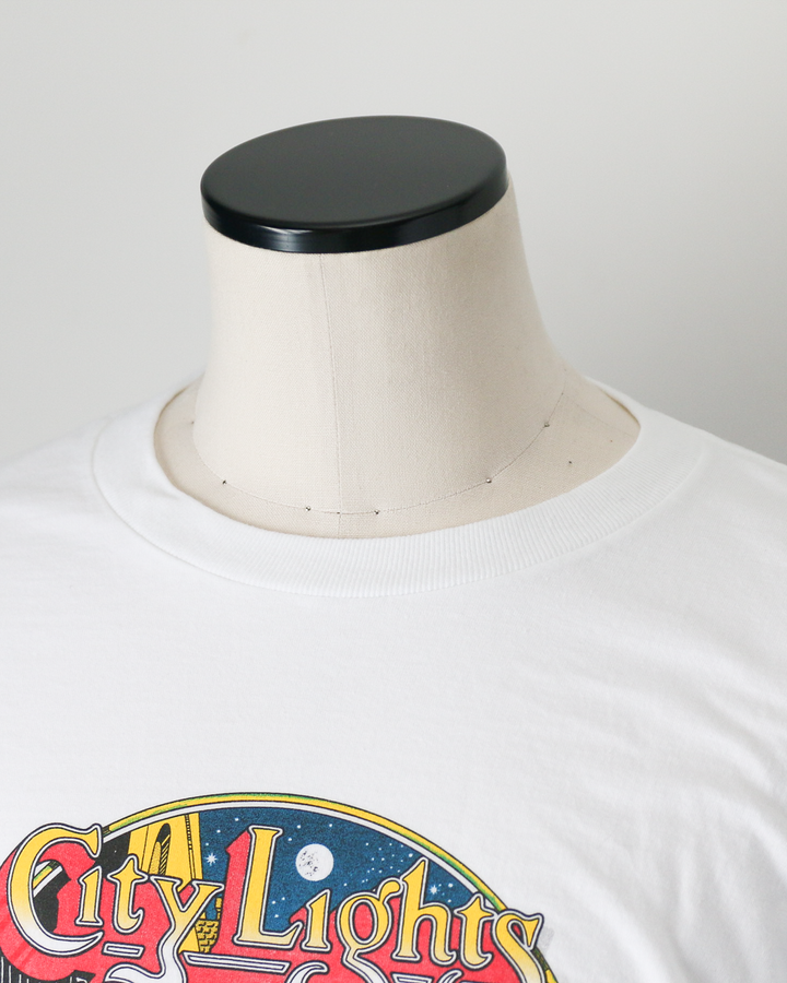 City Lights Bookstore PATRYAN 1975 Tee White