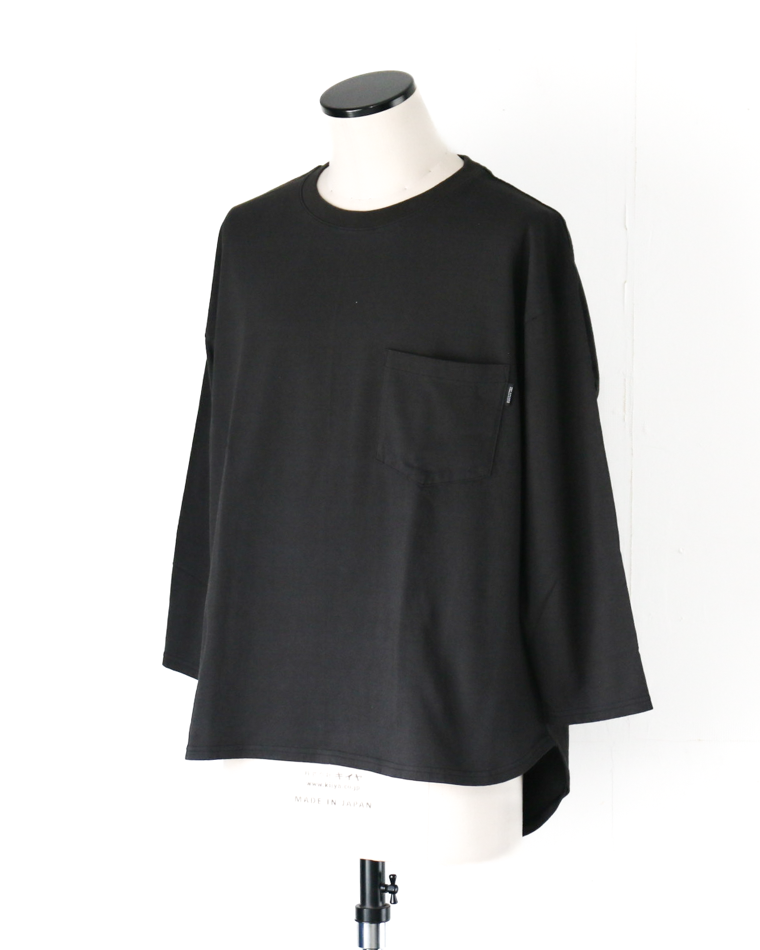 DELICIOUS US Middle Sleeve Tee Black