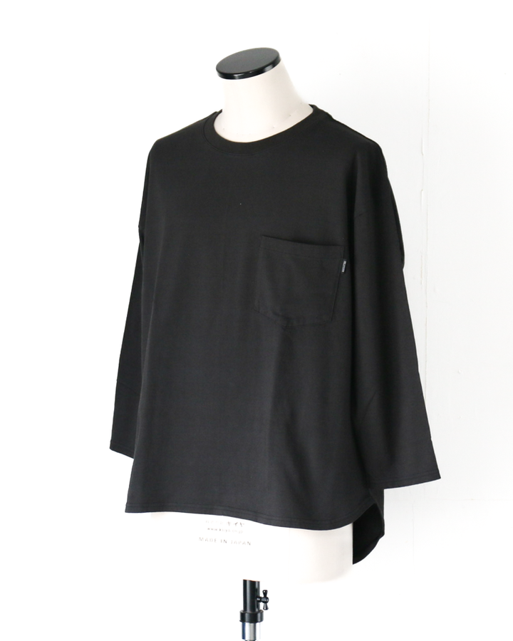 DELICIOUS US Middle Sleeve Tee Black