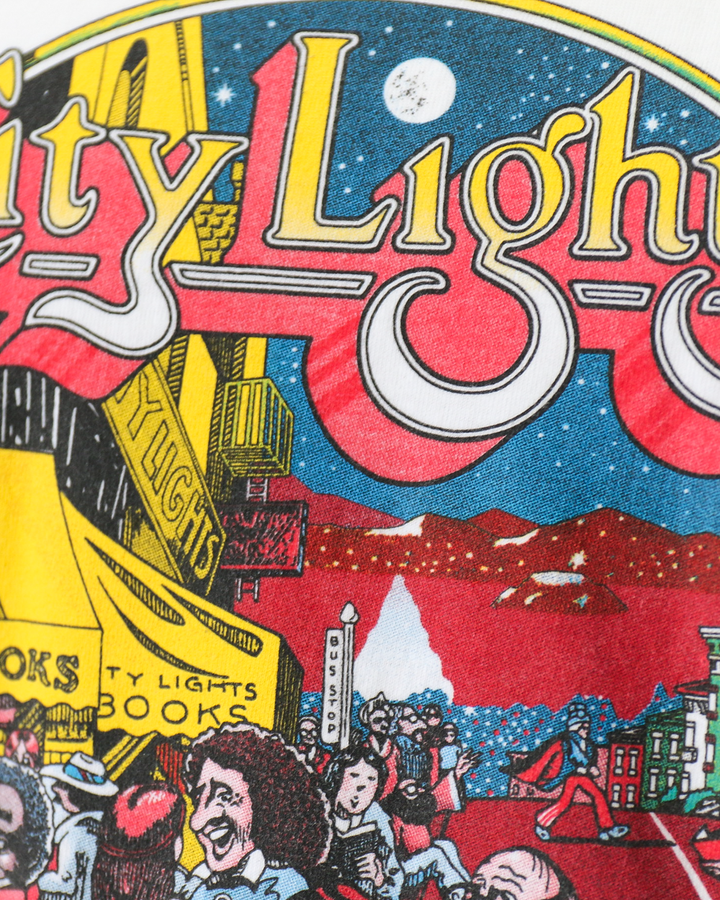 City Lights Bookstore PATRYAN 1975 Tee White