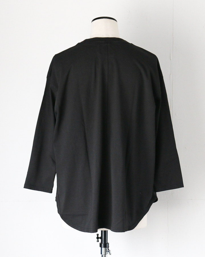 DELICIOUS US Middle Sleeve Tee Black