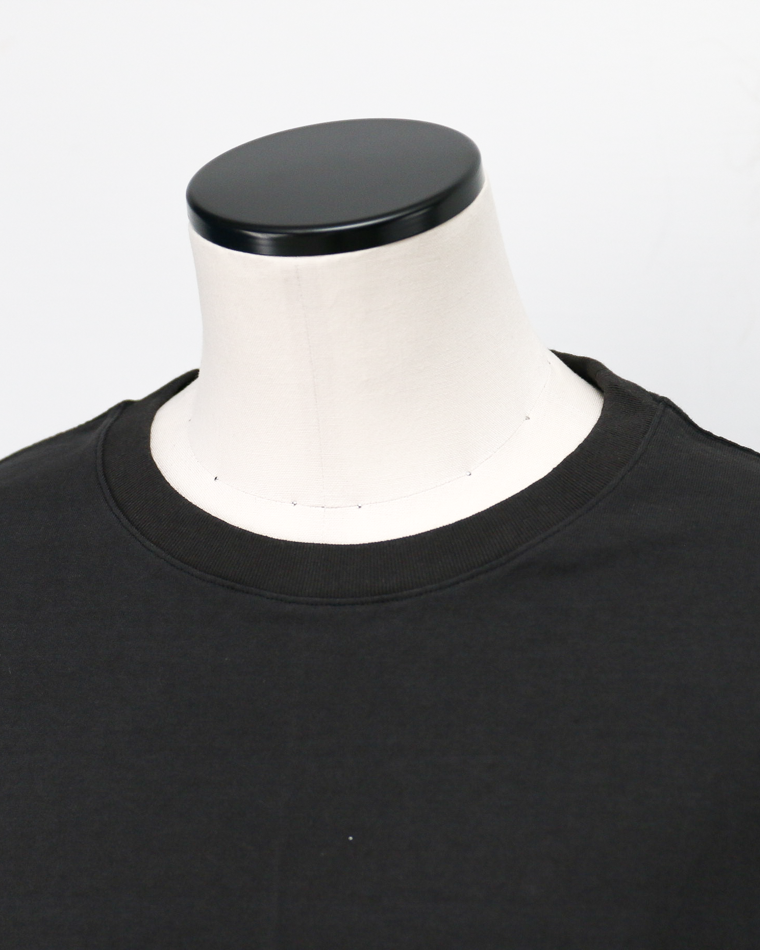 DELICIOUS US Middle Sleeve Tee Black