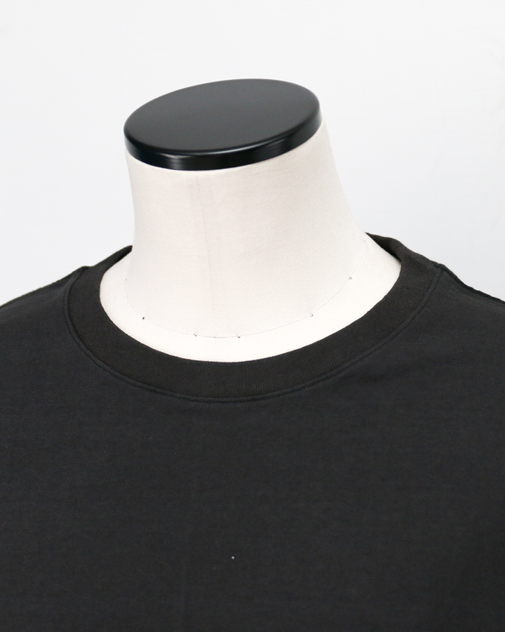 DELICIOUS US Middle Sleeve Tee Black