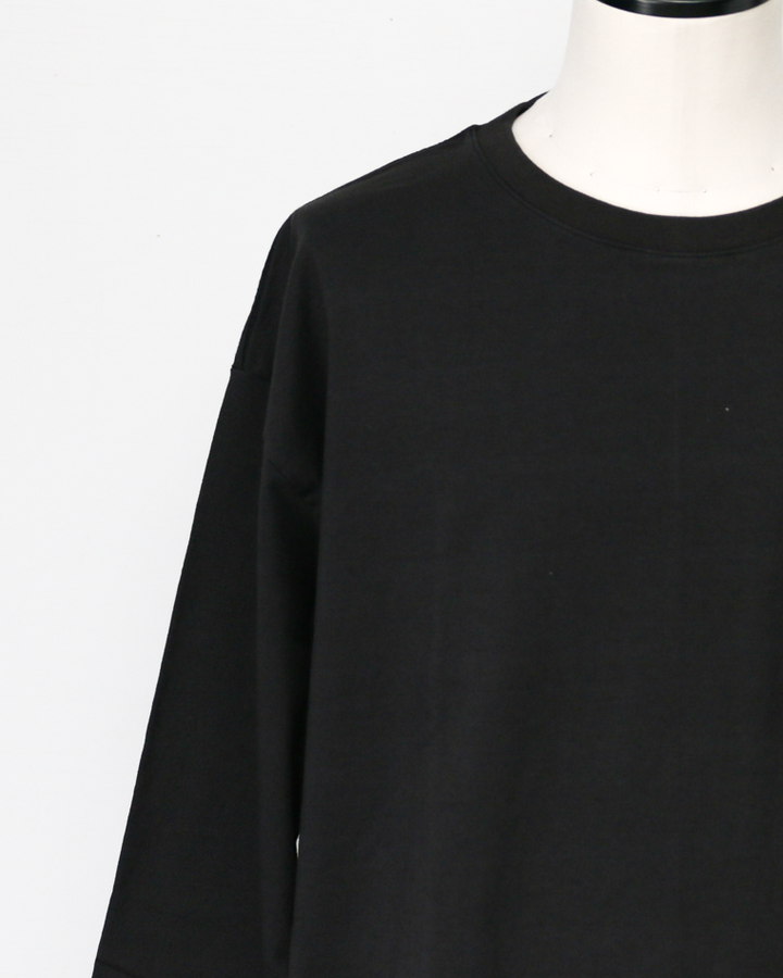 DELICIOUS US Middle Sleeve Tee Black