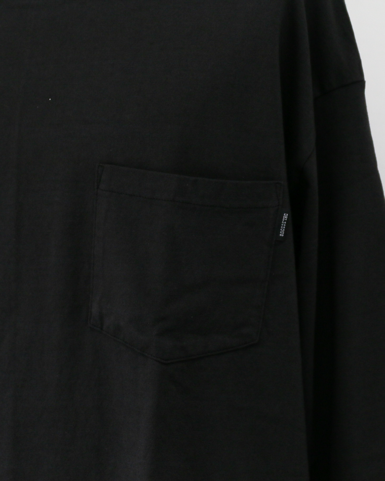 DELICIOUS US Middle Sleeve Tee Black