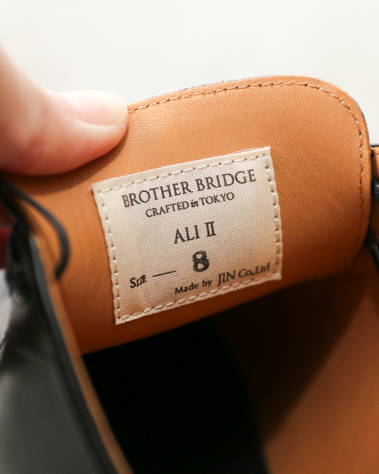 BROTHER BRIDGE ブラザーブリッジ ALI Ⅱ（アリ ツー）VINTAGE BLK/CALF