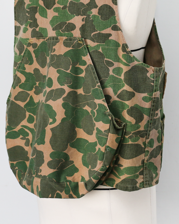 60s-70s Bullseye Bill Hunting Vest Hunter Camo
