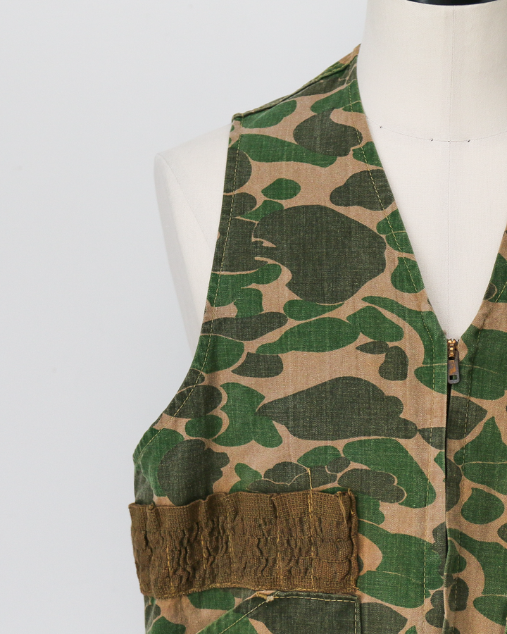 60s-70s Bullseye Bill Hunting Vest Hunter Camo