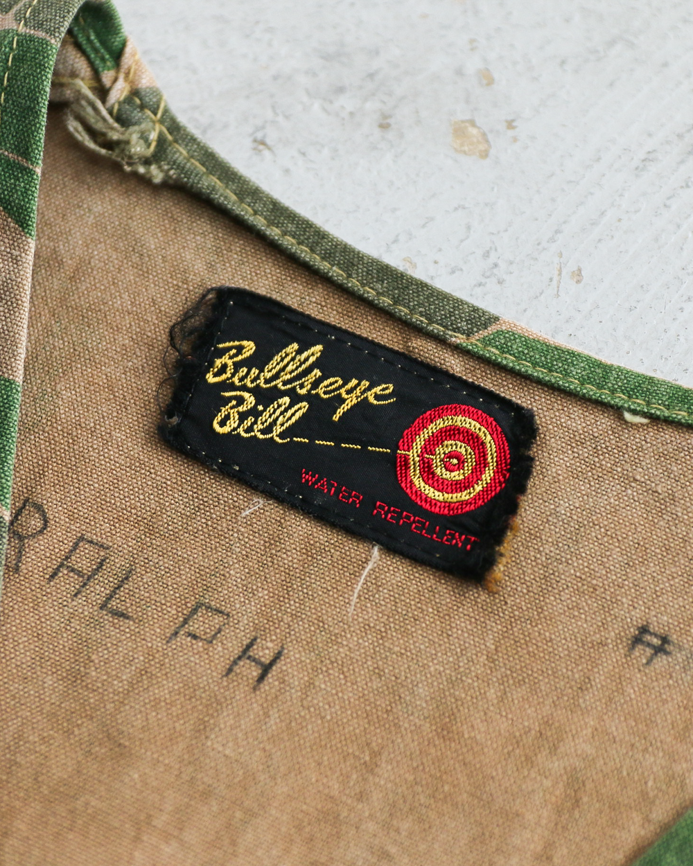 60s-70s Bullseye Bill Hunting Vest Hunter Camo