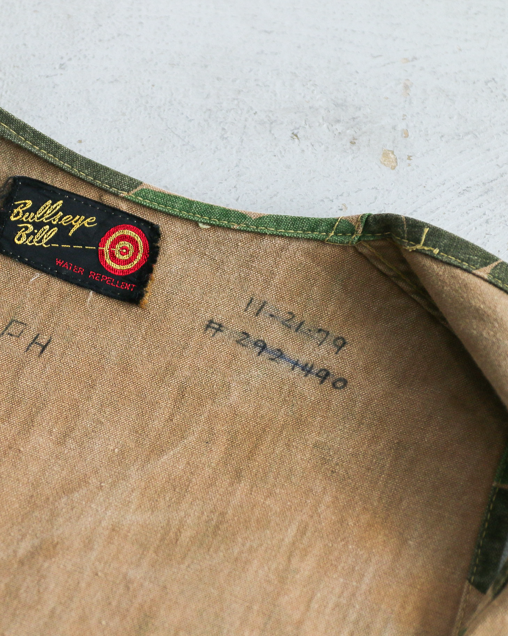 60s-70s Bullseye Bill Hunting Vest Hunter Camo
