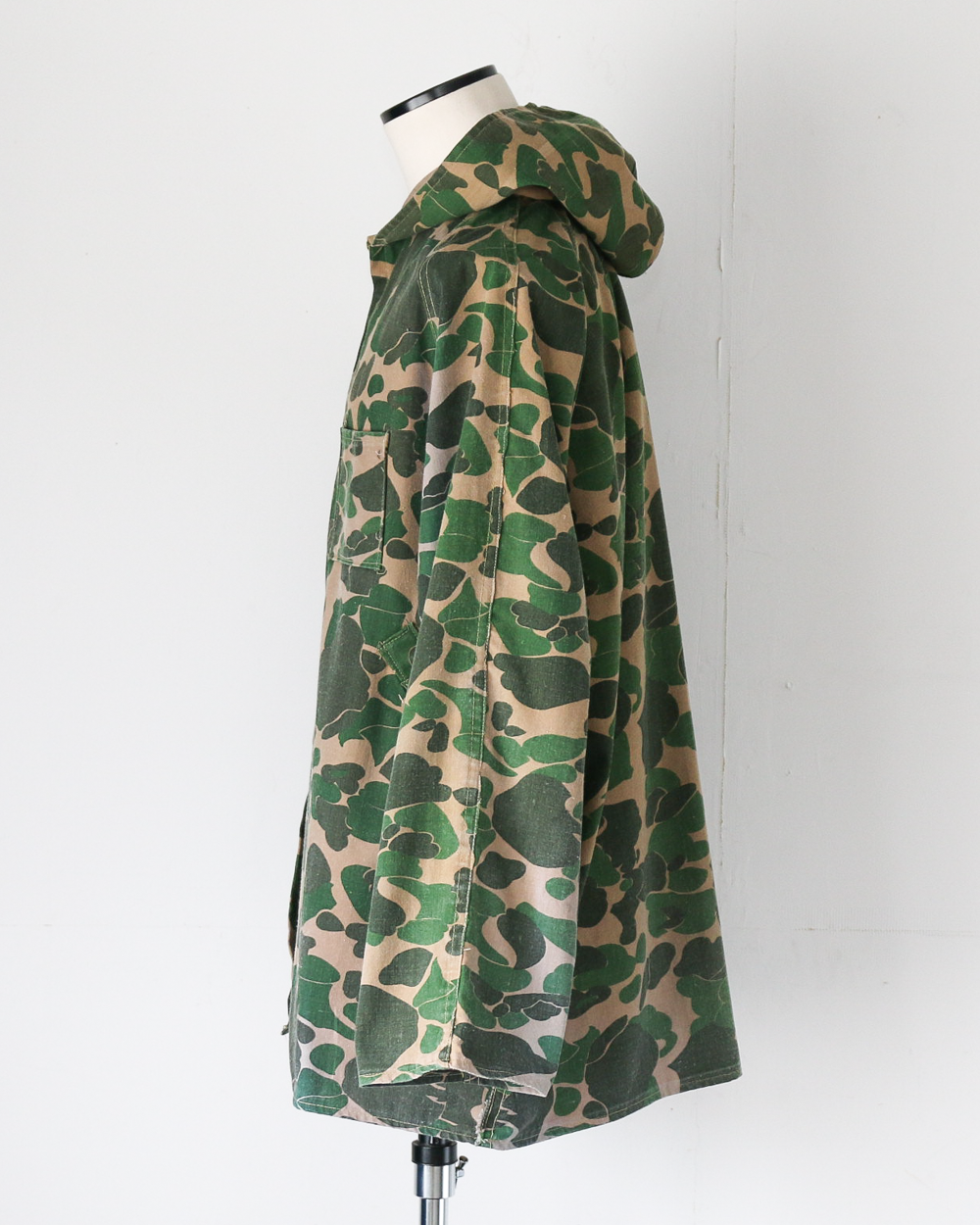 60s-70s Bullseye Bill Hunting Hood Jacket Hunter Camo