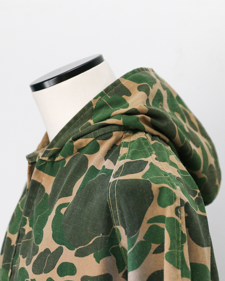 60s-70s Bullseye Bill Hunting Hood Jacket Hunter Camo