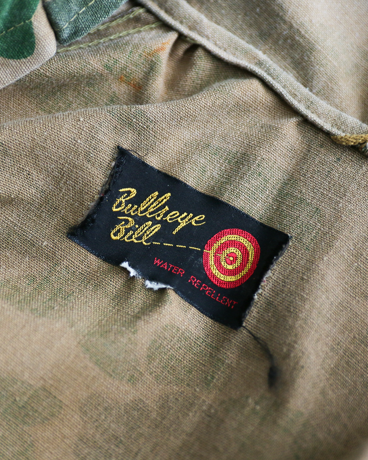 60s-70s Bullseye Bill Hunting Hood Jacket Hunter Camo