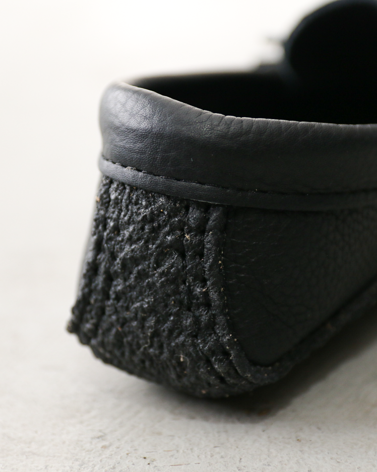 BASTIEN バスティン Moose Hide Moccasins "made in CANADA" Black