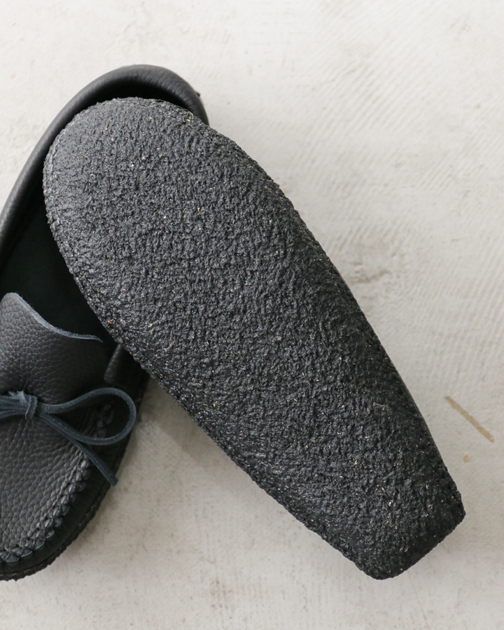 BASTIEN バスティン Moose Hide Moccasins "made in CANADA" Black