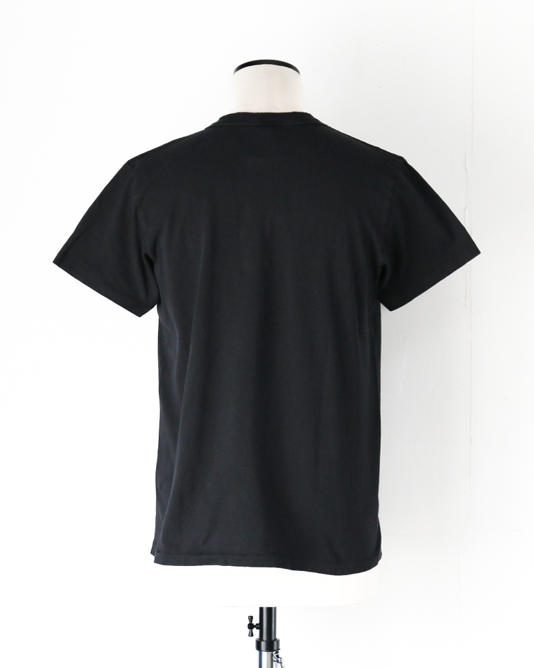 Velva Sheen 162003 Henley Neck S/S Tee Black