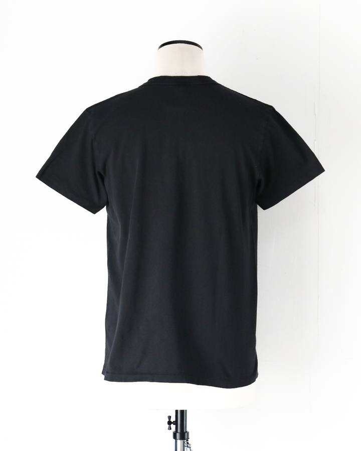 Velva Sheen 162003 Henley Neck S/S Tee Black
