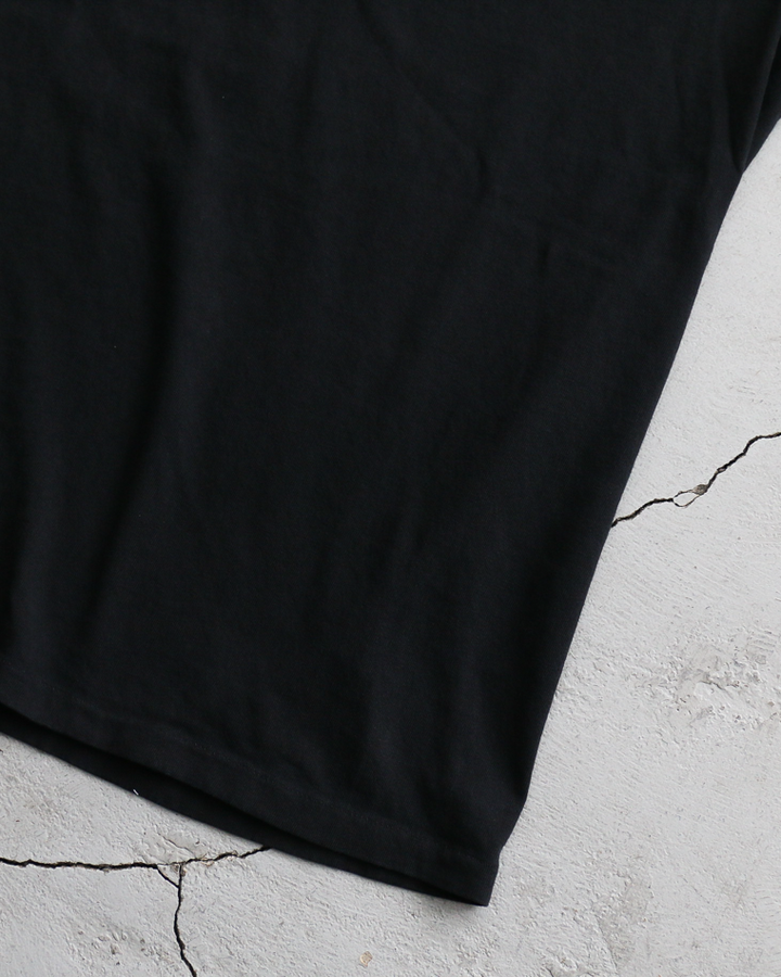 Velva Sheen 162003 Henley Neck S/S Tee Black