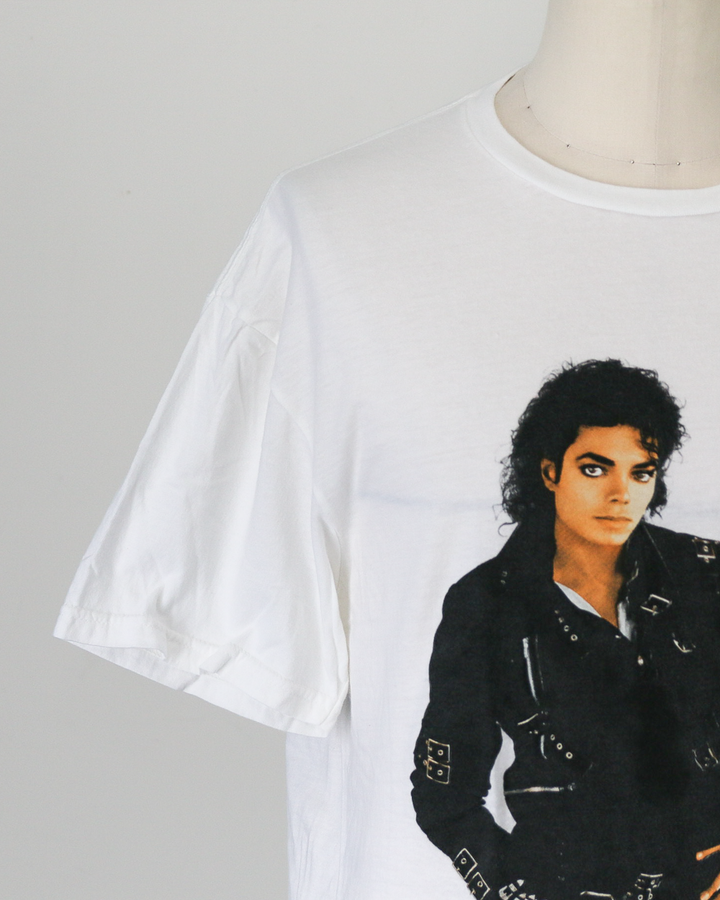 THRIFTY LOOK スリフティルック "Michael Jackson" TEE White