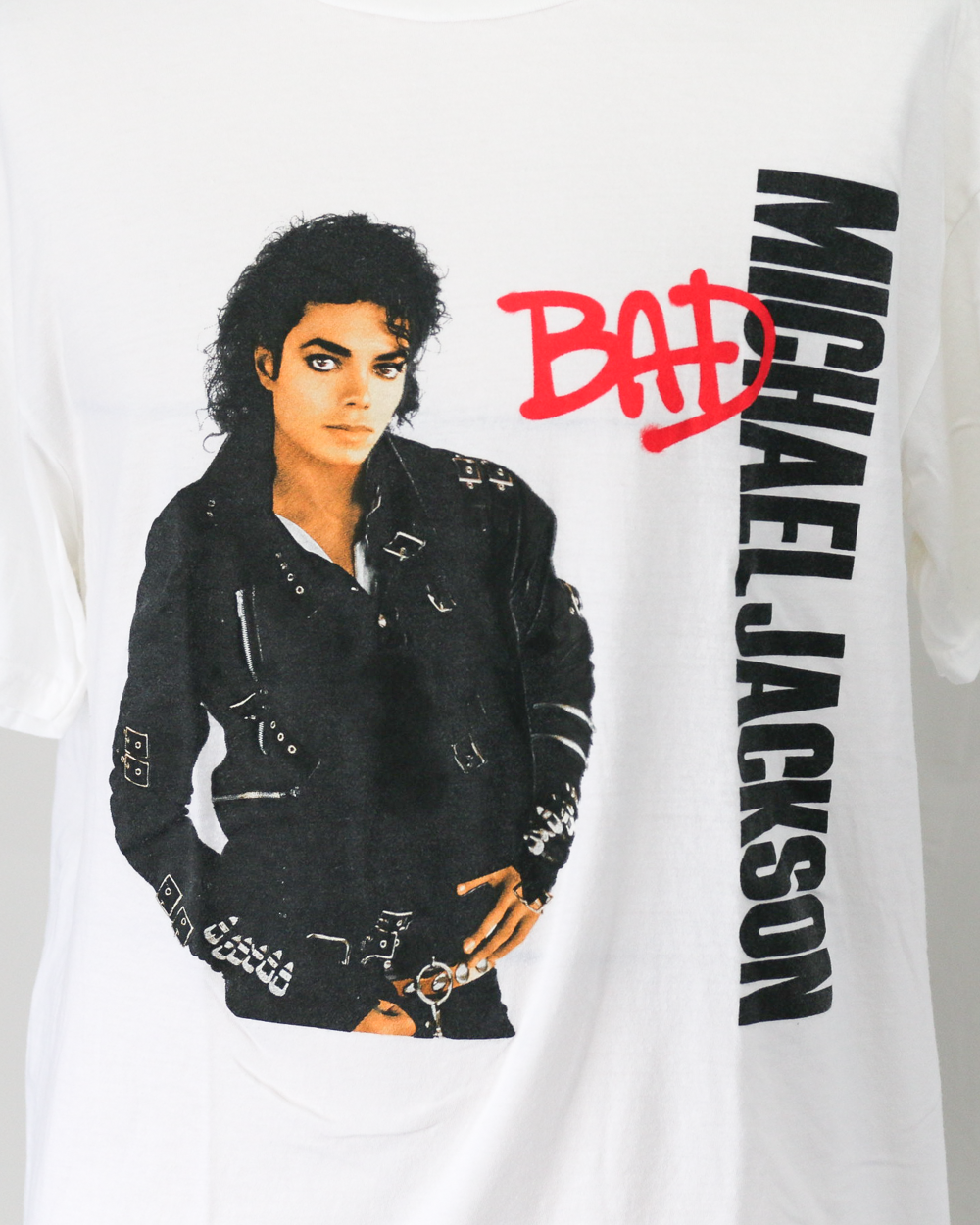 THRIFTY LOOK スリフティルック "Michael Jackson" TEE White