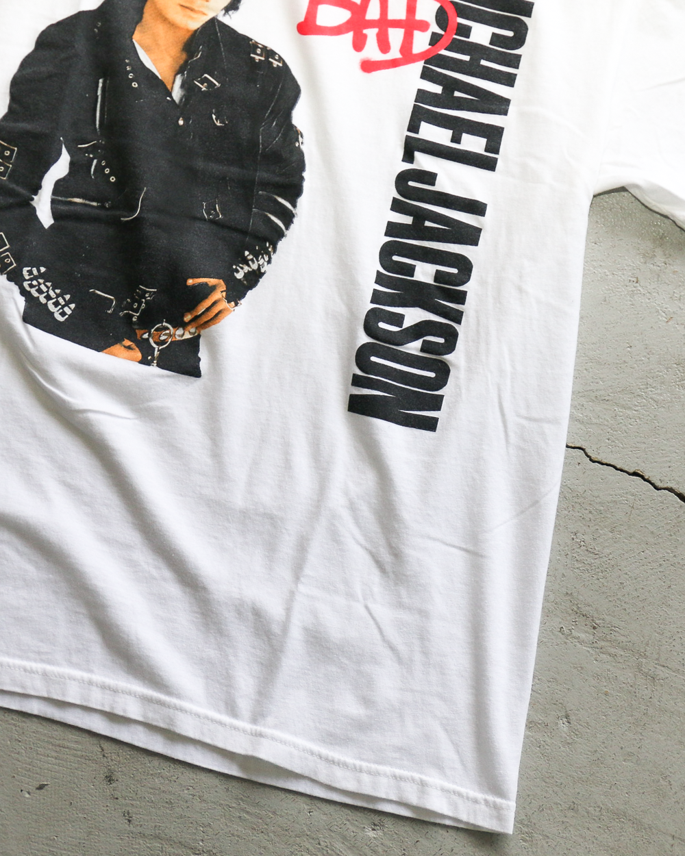 THRIFTY LOOK スリフティルック "Michael Jackson" TEE White