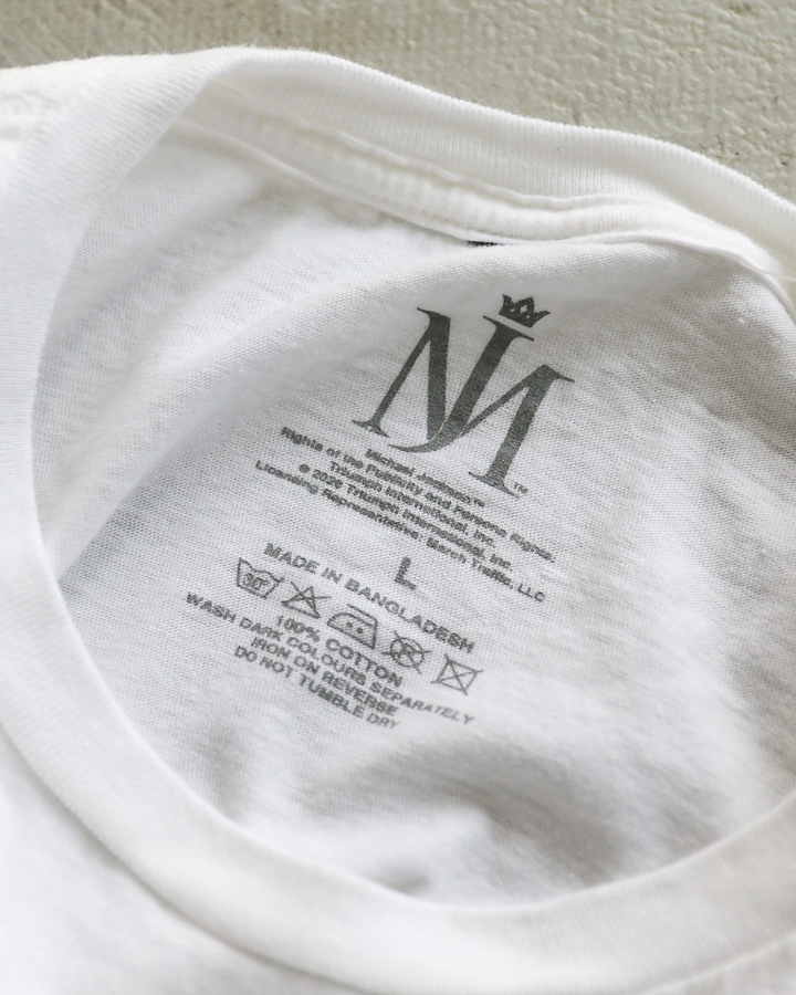 THRIFTY LOOK スリフティルック "Michael Jackson" TEE White