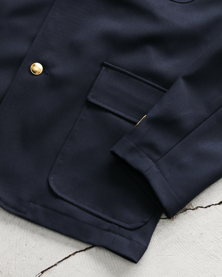 melple メイプル Fairfax Club Jacket Navy