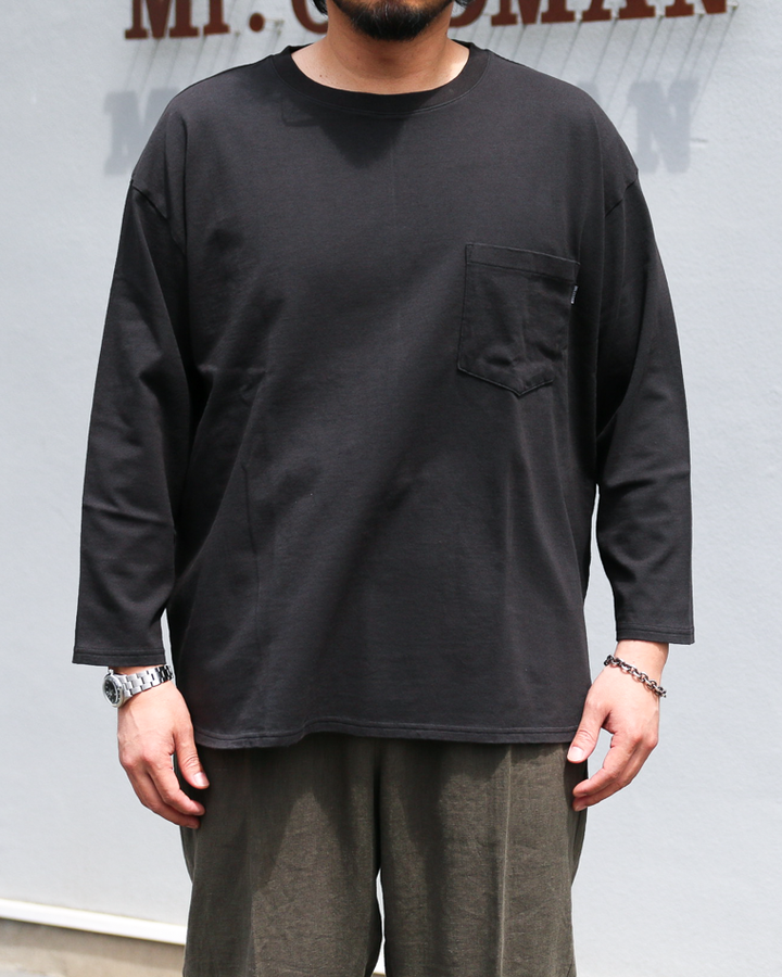 DELICIOUS US Middle Sleeve Tee Black