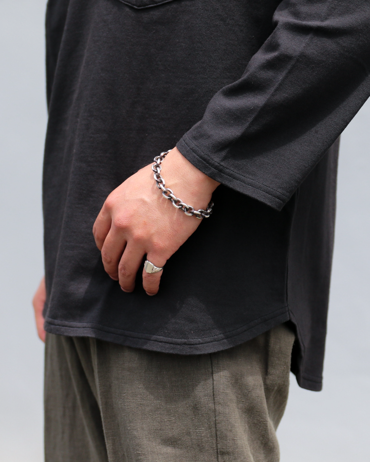 DELICIOUS US Middle Sleeve Tee Black