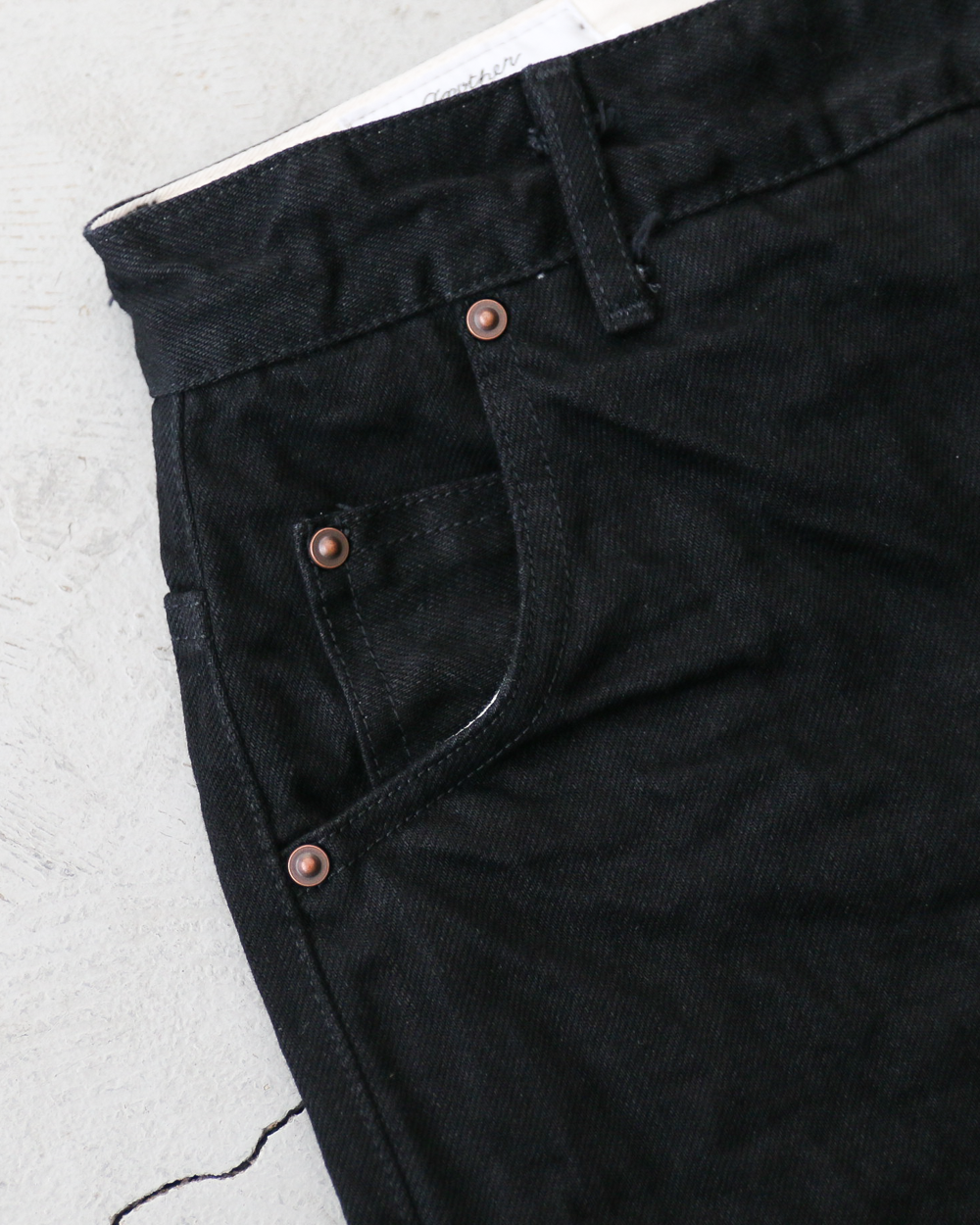 another 20th century アナザートゥエンティースセンチュリー Coal Miner denim - BLKBLK