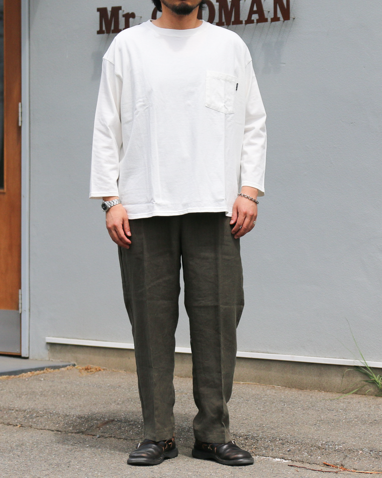 DELICIOUS US Middle Sleeve Tee Off white