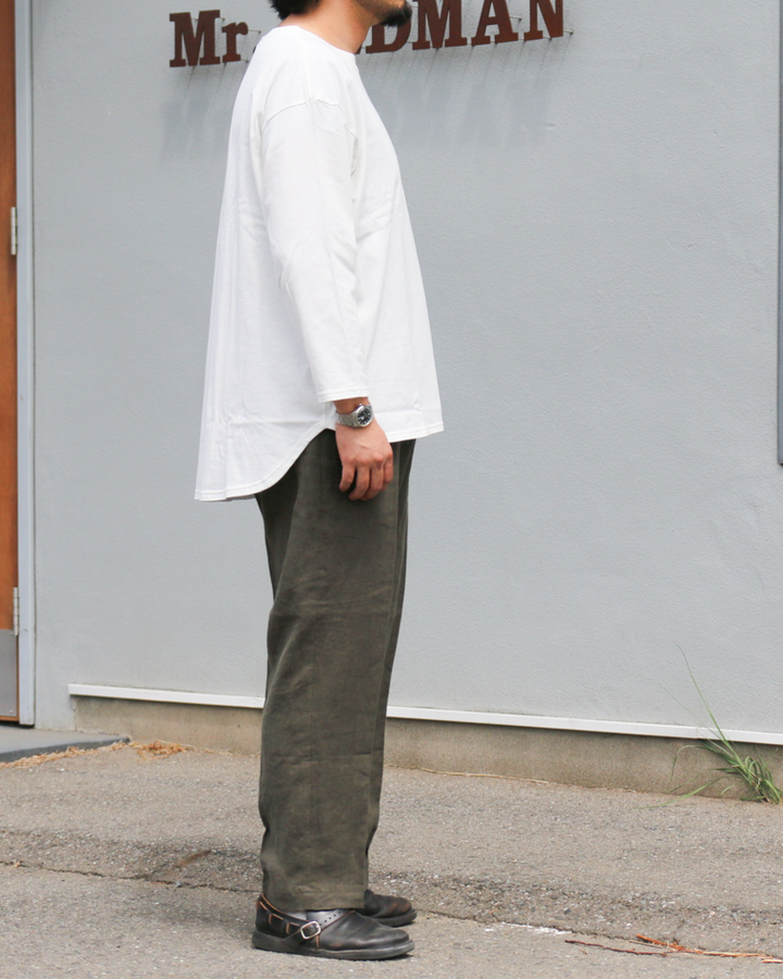 DELICIOUS US Middle Sleeve Tee Off white
