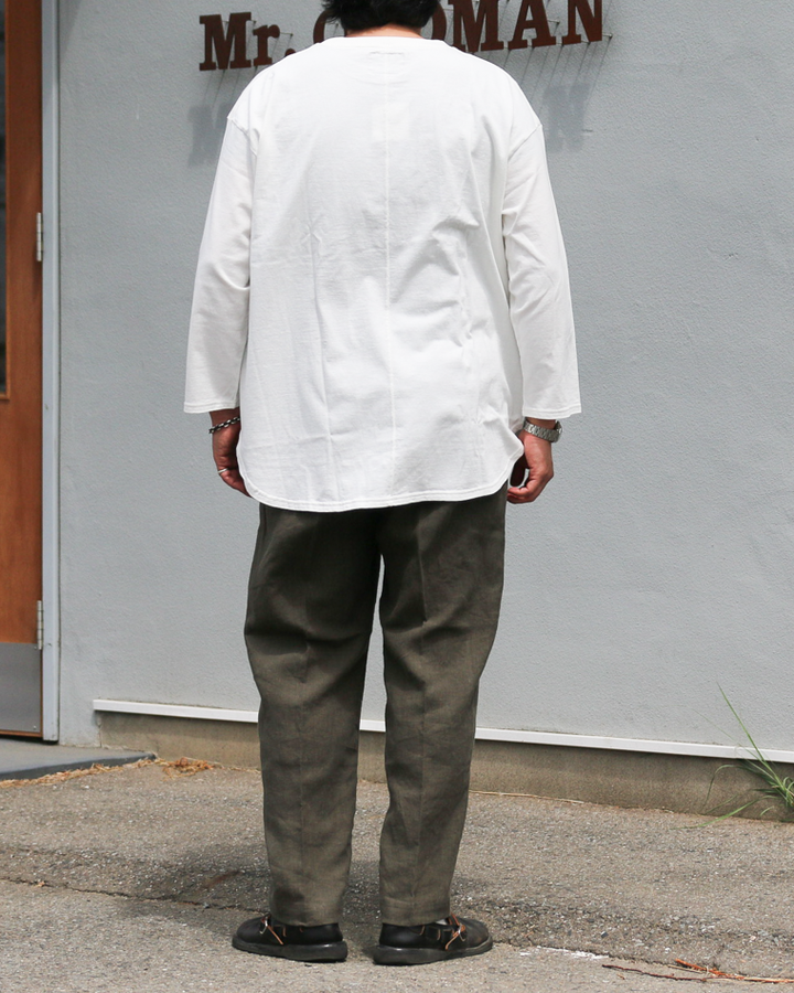 DELICIOUS US Middle Sleeve Tee Off white