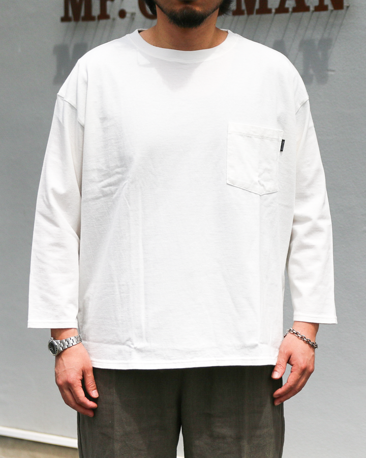 DELICIOUS US Middle Sleeve Tee Off white