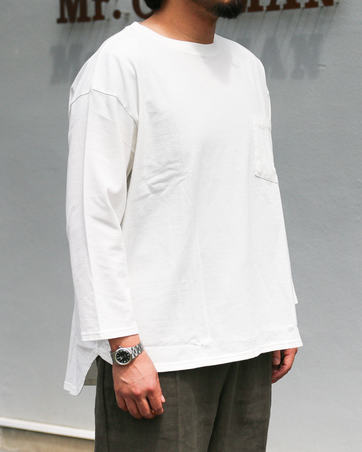DELICIOUS US Middle Sleeve Tee Off white