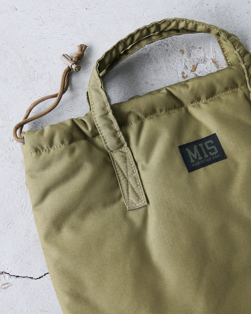 MIS エムアイエス UK HELMET BAG Deadstock made in USA Olive