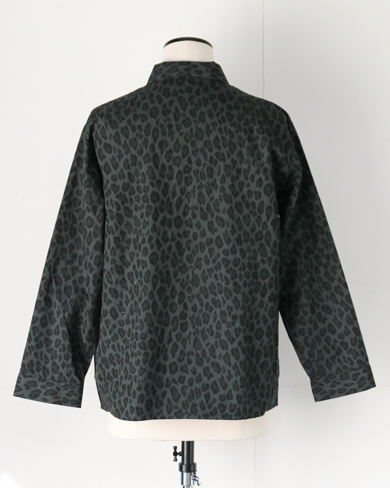 SUNNY SPORTS サニースポーツ PRINTED COVER JACKET Black Leopard