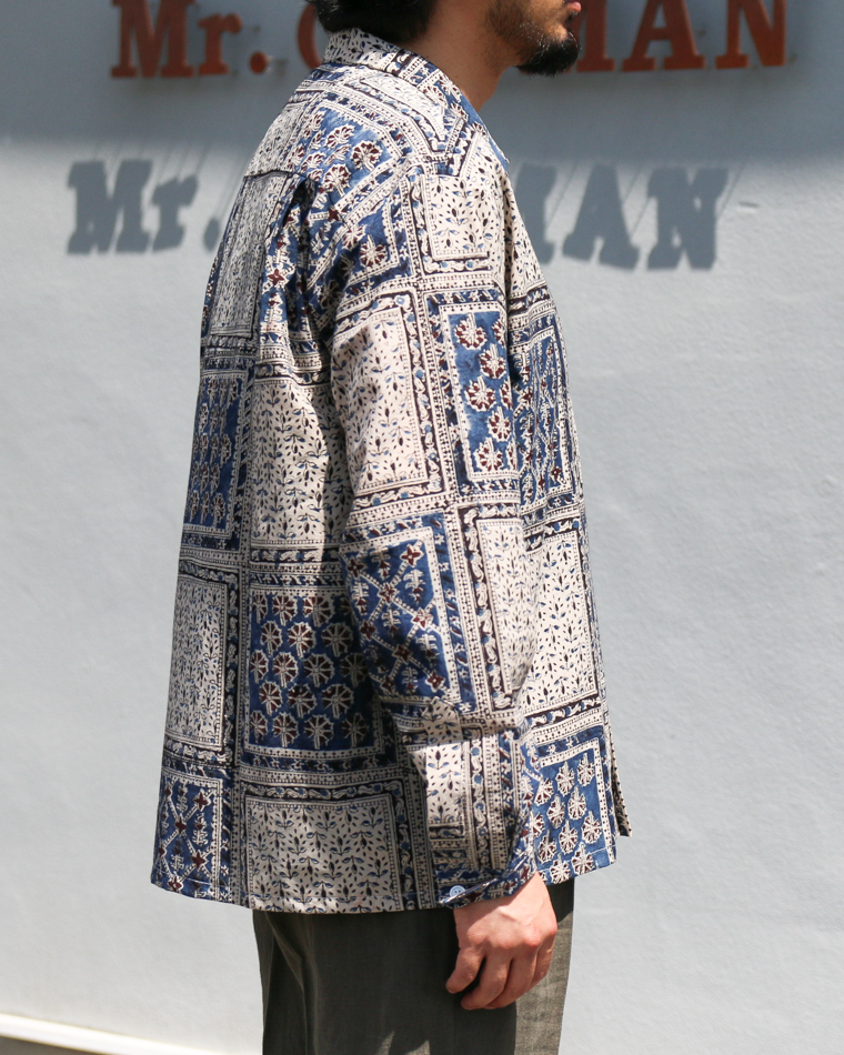 Niche Indian Cotton Printed Fabric Shirt