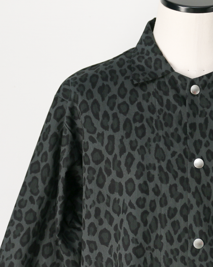 SUNNY SPORTS サニースポーツ PRINTED COVER JACKET Black Leopard