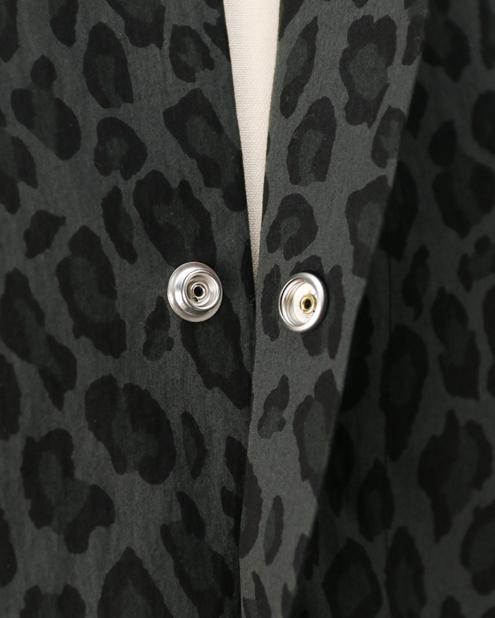 SUNNY SPORTS サニースポーツ PRINTED COVER JACKET Black Leopard