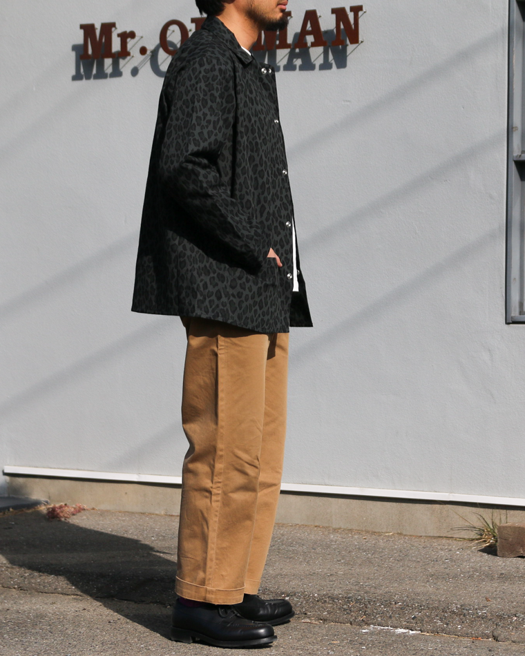 SUNNY SPORTS サニースポーツ PRINTED COVER JACKET Black Leopard