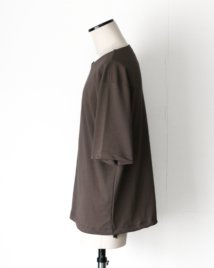 LAMOND VINTAGE TWIST DRAWSTRING BASQUE SHIRT Ash Brown