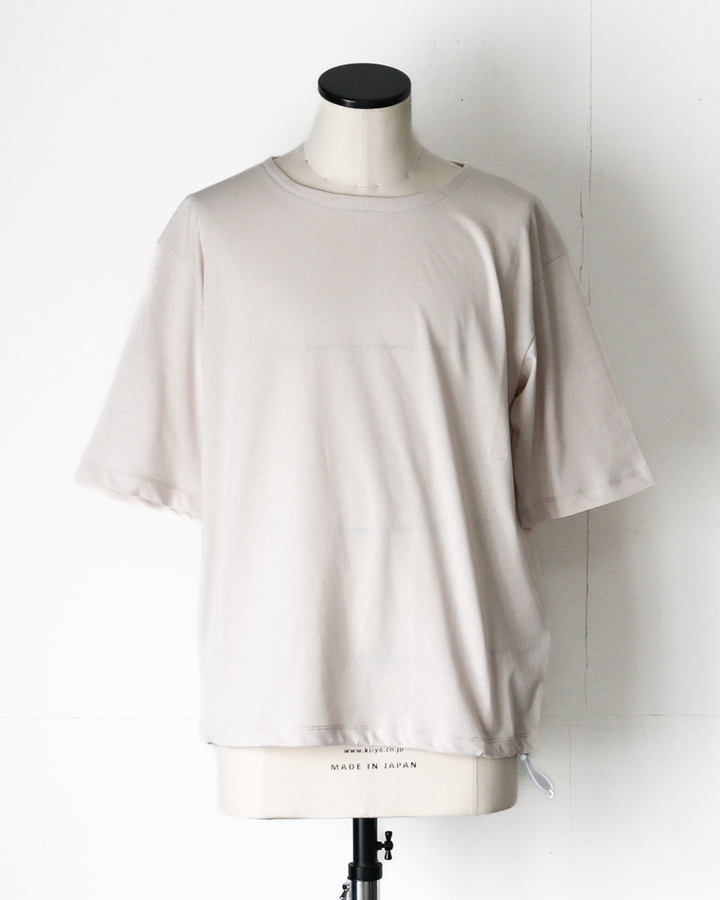 LAMOND VINTAGE TWIST DRAWSTRING BASQUE SHIRT Light Grey
