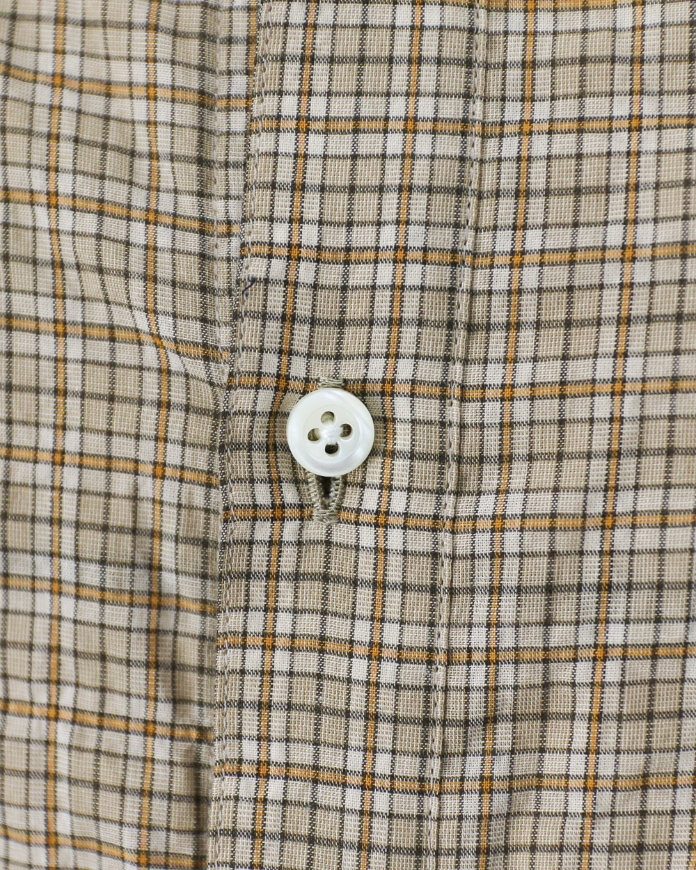 MASTER&amp;CO マスターアンドコー MC1622 SHIRRING CHECK NEW PLAIN SHIRT Beige