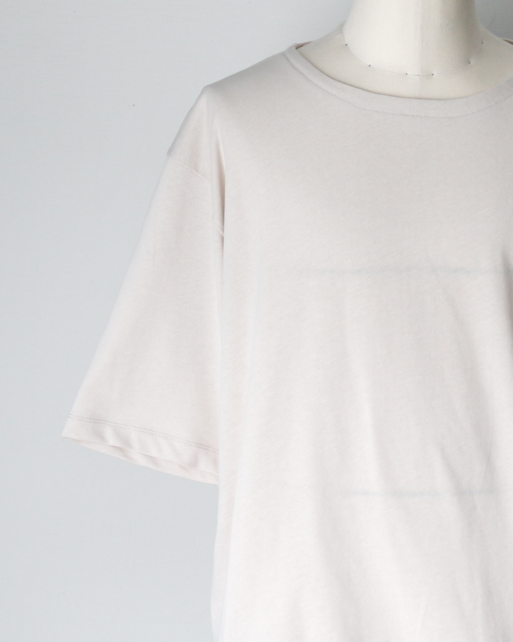 LAMOND VINTAGE TWIST DRAWSTRING BASQUE SHIRT Light Grey