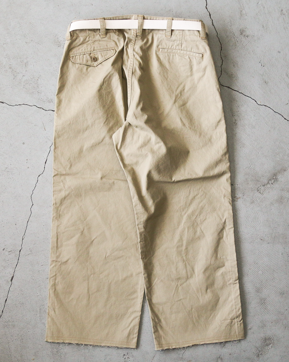 MASTER&amp;CO マスターアンドコー MC729 CHINO CUT OFF PANTS Beige