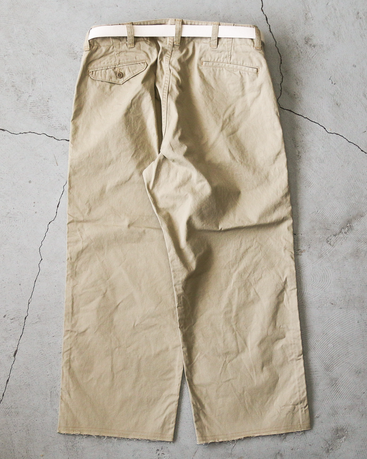 MASTER&amp;CO マスターアンドコー MC729 CHINO CUT OFF PANTS Beige