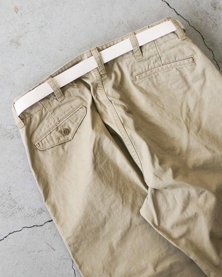 MASTER&amp;CO マスターアンドコー MC729 CHINO CUT OFF PANTS Beige