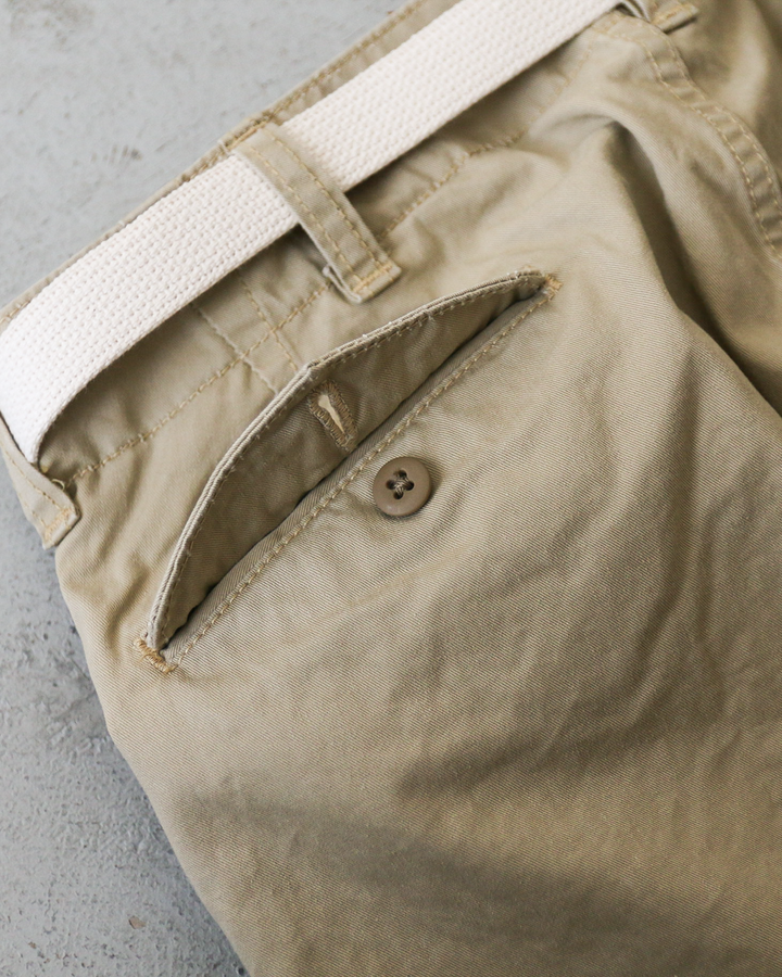 MASTER&amp;CO マスターアンドコー MC729 CHINO CUT OFF PANTS Beige